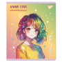 Зошит Yes Anime star А5 18 аркушів клітинка (767514) Зошит Yes Anime star А5 18 аркушів клітинка (767514)