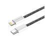 Дата кабель USB-C to Lightning 2.0m 27W PD FC black ColorWay (CW-CBPDCL068-BK) Дата кабель USB-C to Lightning 2.0m 27W PD FC black ColorWay (CW-CBPDCL068-BK)