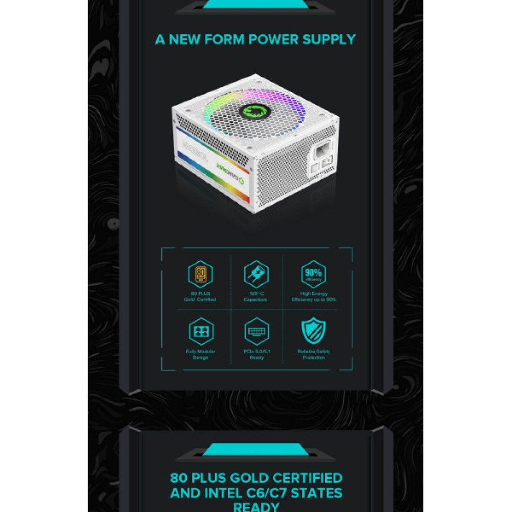 GAMEMAX RGB1050 PRO WH (ATX3.1PCIe5.1)