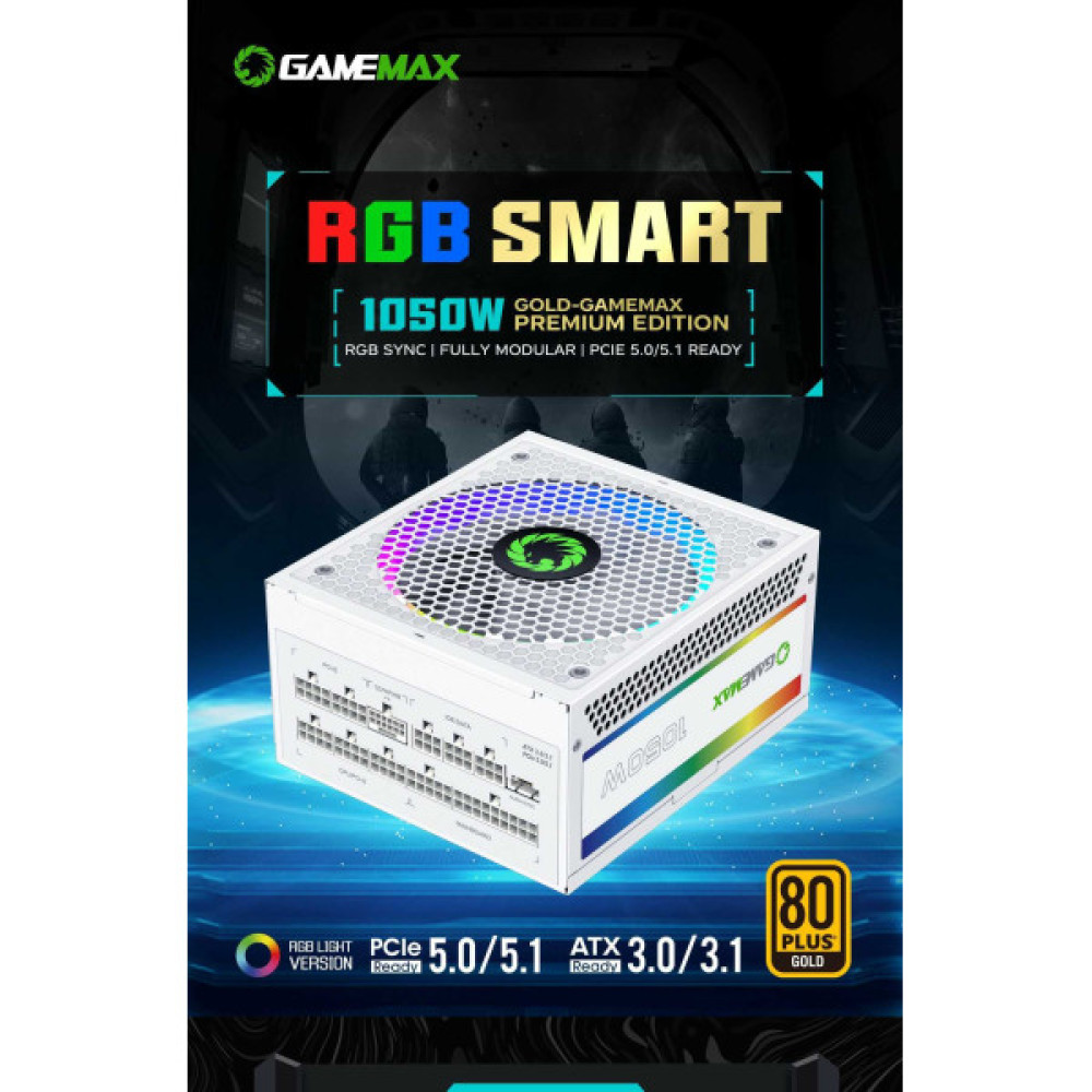 GAMEMAX RGB1050 PRO WH (ATX3.1PCIe5.1)
