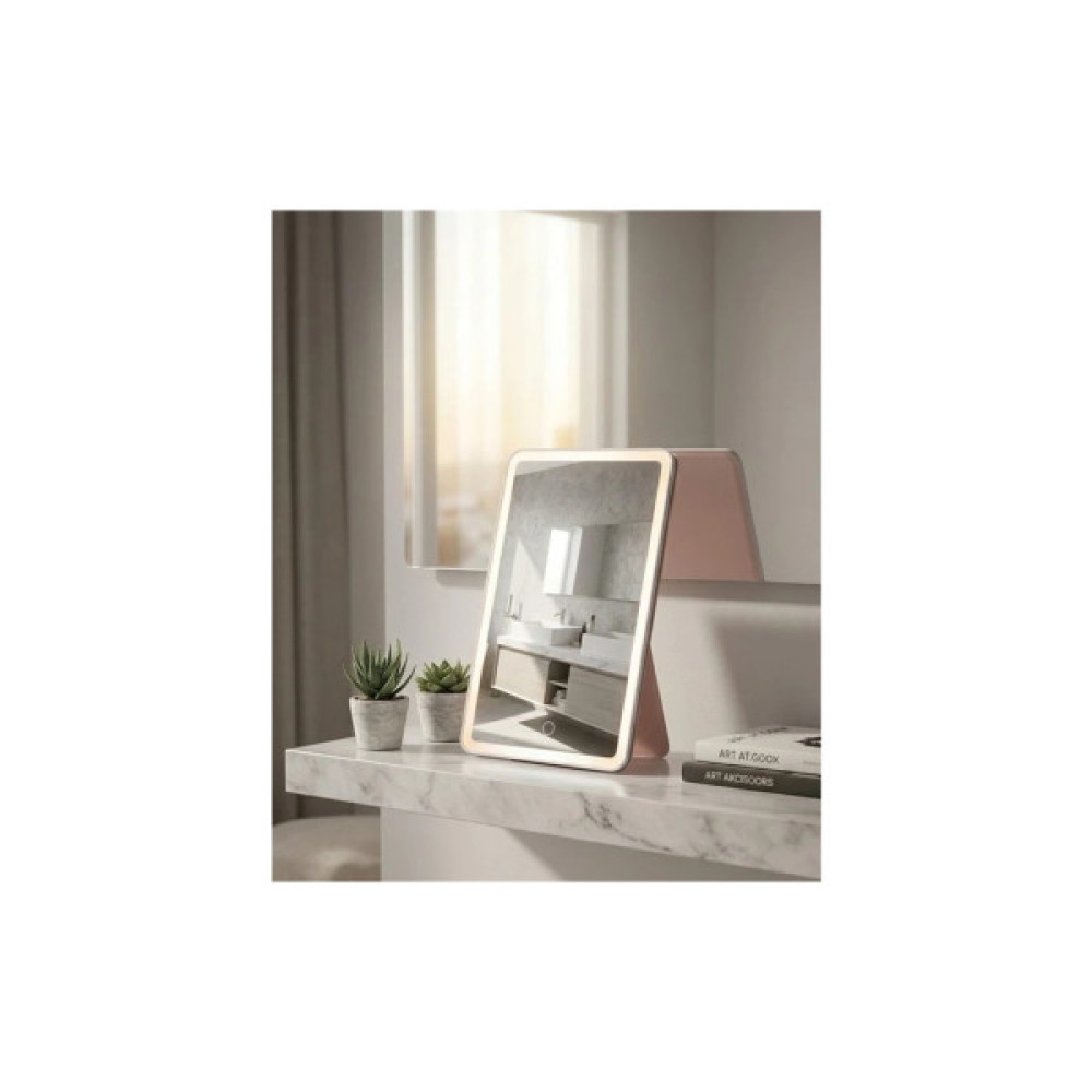 Дзеркало Xiaomi Leather case mirror pink (FM001/FM007)