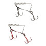 Оснащення Savage Gear Carbon49 Corkscrew Stinger 2x3/0 31kg (2 шт/уп.) (1854.09.75)