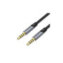 Кабель мультимедійний 3.5mm M to 3.5mm M 1.5m (4pin) gray Vention (BAQHG)