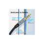 Кабель мультимедійний 3.5mm M to 3.5mm M 1.5m (4pin) gray Vention (BAQHG)