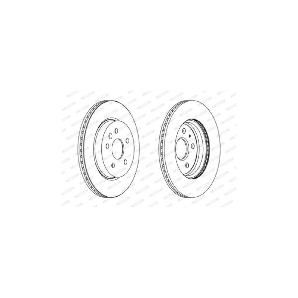 Гальмівний диск FERODO DDF1805C