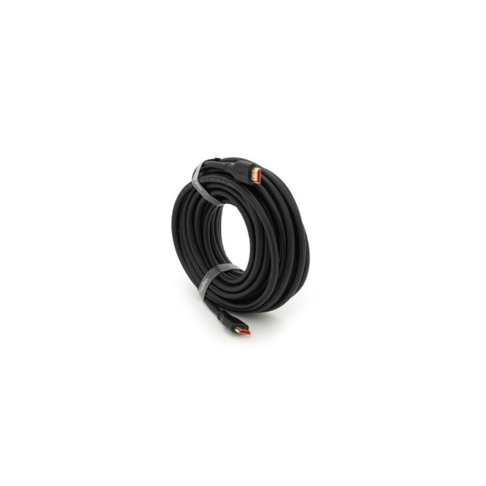 Кабель мультимедійний HDMI M to HDMI M 10.0m V2.0 4K UHD black VEGGIEG (YT-HDMI(M)/(M)HA-10/19716)