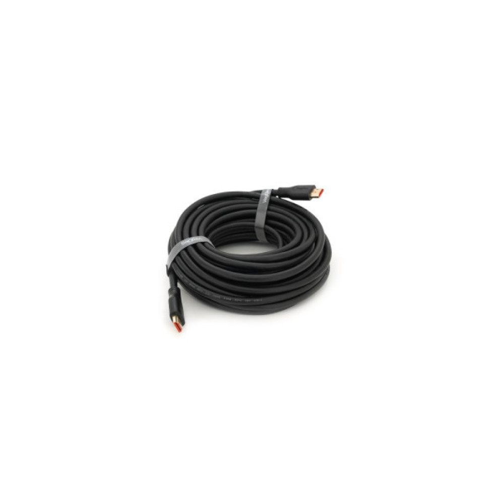 Кабель мультимедійний HDMI M to HDMI M 10.0m V2.0 4K UHD black VEGGIEG (YT-HDMI(M)/(M)HA-10/19716)