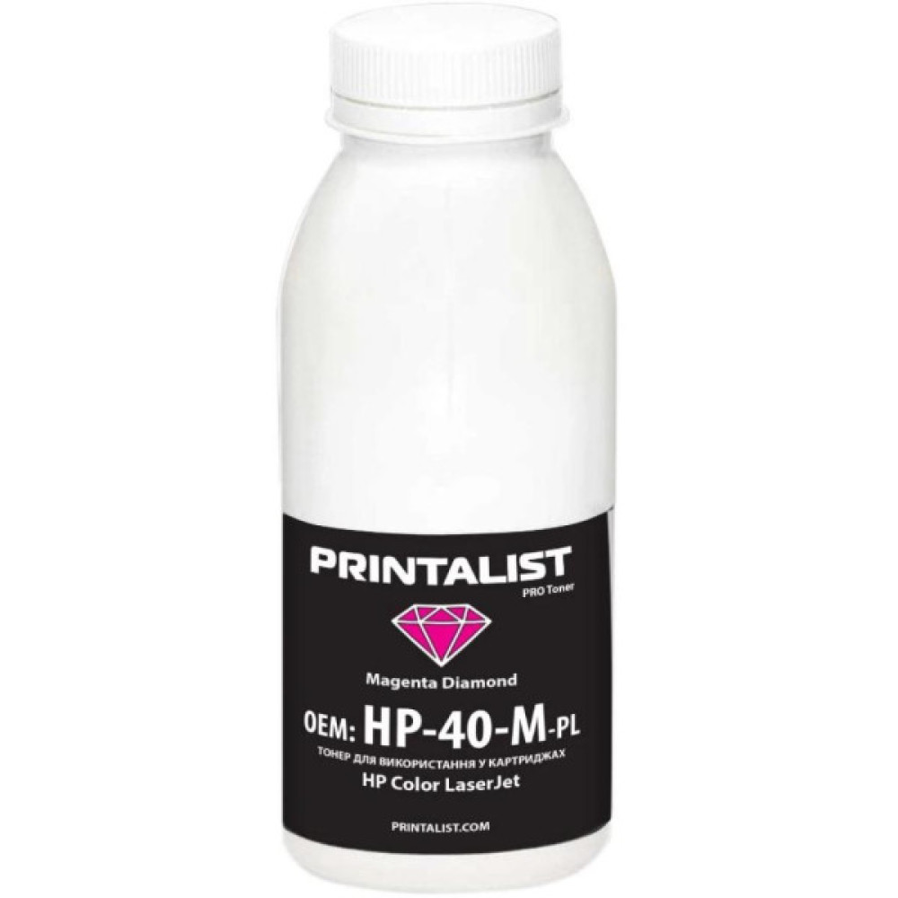 Тонер HP CLJ Universal 40г Magenta Printalist (HP-40-M-PL)