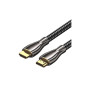Кабель мультимедійний HDMI M to HDMI M 5.0m V2.0 4K60Hz braided zinc alloy black Vention (ALMBJ)