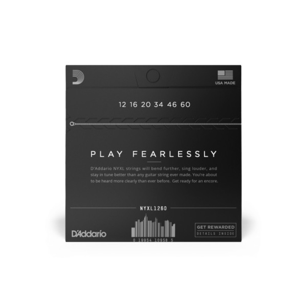 Струни для гітари D'Addario NYXL Extra Heavy (12-60) (NYXL1260)