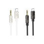 Кабель мультимедійний USB-C to 3.5mm M 1.0m black BOROFONE (6941991117763) Кабель мультимедійний USB-C to 3.5mm M 1.0m black BOROFONE (6941991117763)