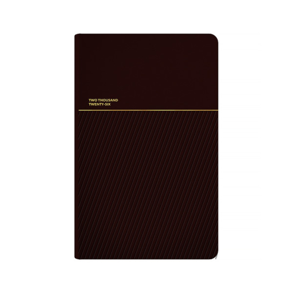 Тижневик Axent датований 2026 Partner Traces 125х195, коричневий (8526-26-3-A)