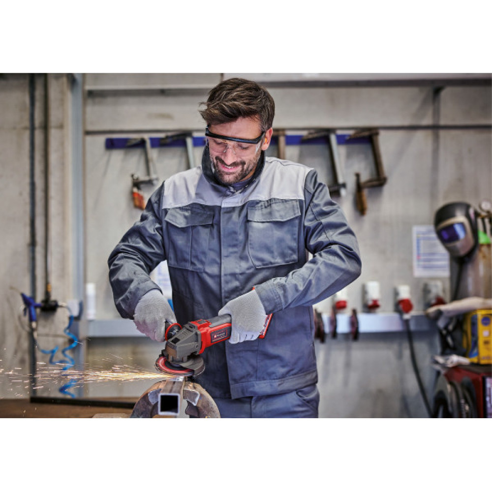 Шліфмашина кутова акумуляторна Einhell TE-AG 18/125-2 Li PXC 18В 1х4А·год 125мм 8500об/хв 2.32кг