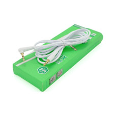 Кабель мультимедійний 3.5mm M to 3.5mm M 2.0m white iKAKU (YT-AUXGJ(M)/(M)-KSC-522-W)