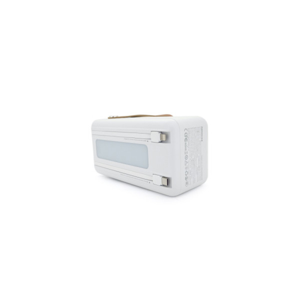 Батарея універсальна Remax 60000mAh, 22.5W, PD+QC, 2*USB+Type-C+Lightning, Black/White (RPP-565)