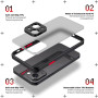 Чохол до мобільного телефона Armorstandart Frosted Matte Xiaomi Redmi 12 4G Black (ARM68550)