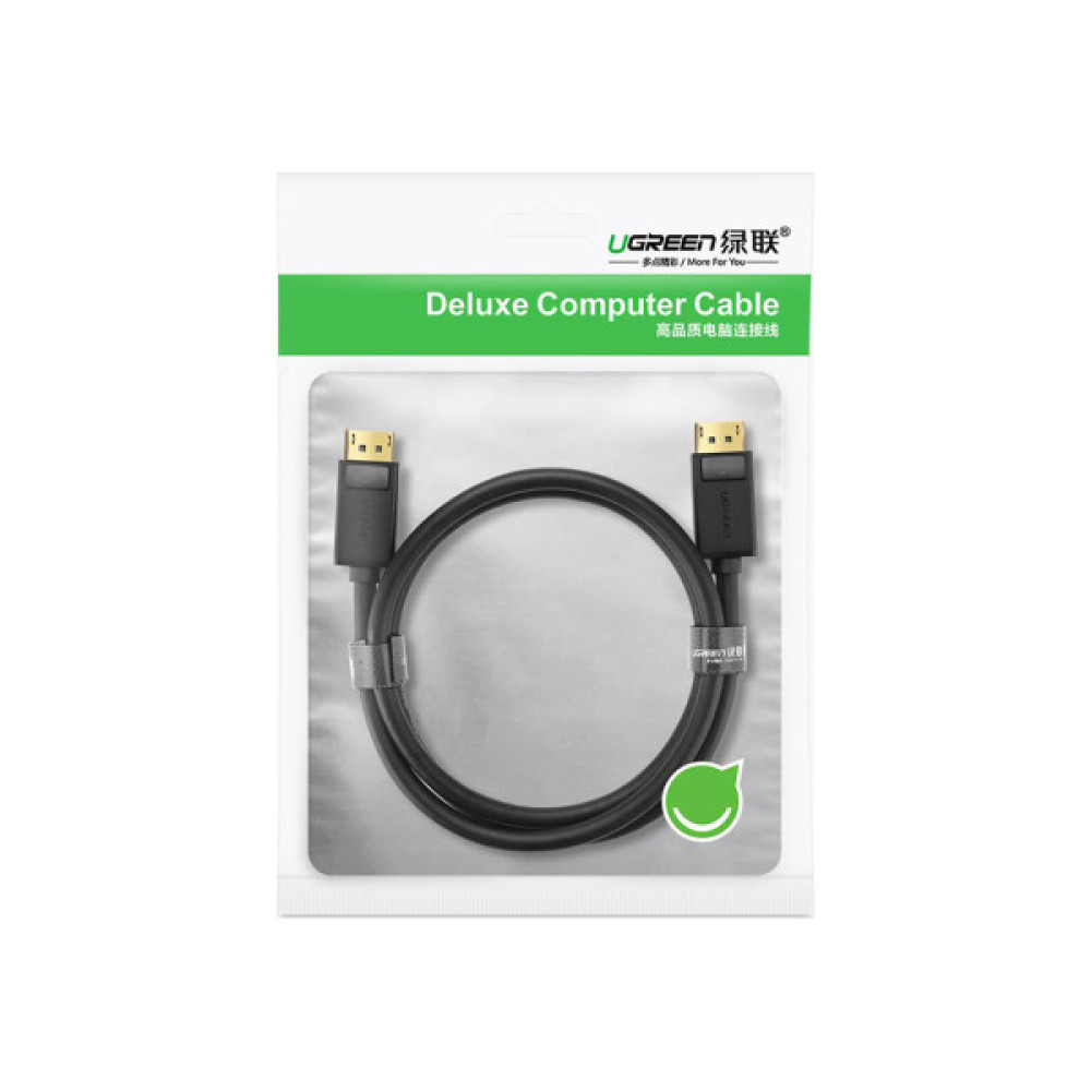 Кабель мультимедійний DisplayPort M to DisplayPort M 1.0m DP102 black Ugreen (10244) Кабель мультимедійний DisplayPort M to DisplayPort M 1.0m DP102 black Ugreen (10244)