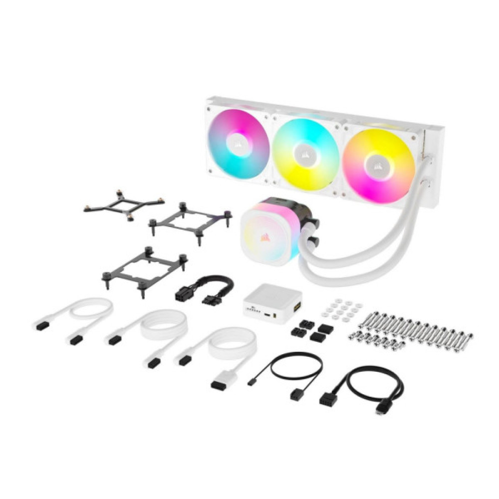 Система рідинного охолодження Corsair iCUE LINK TITAN 360 RX RGB White (CW-9061021-WW)