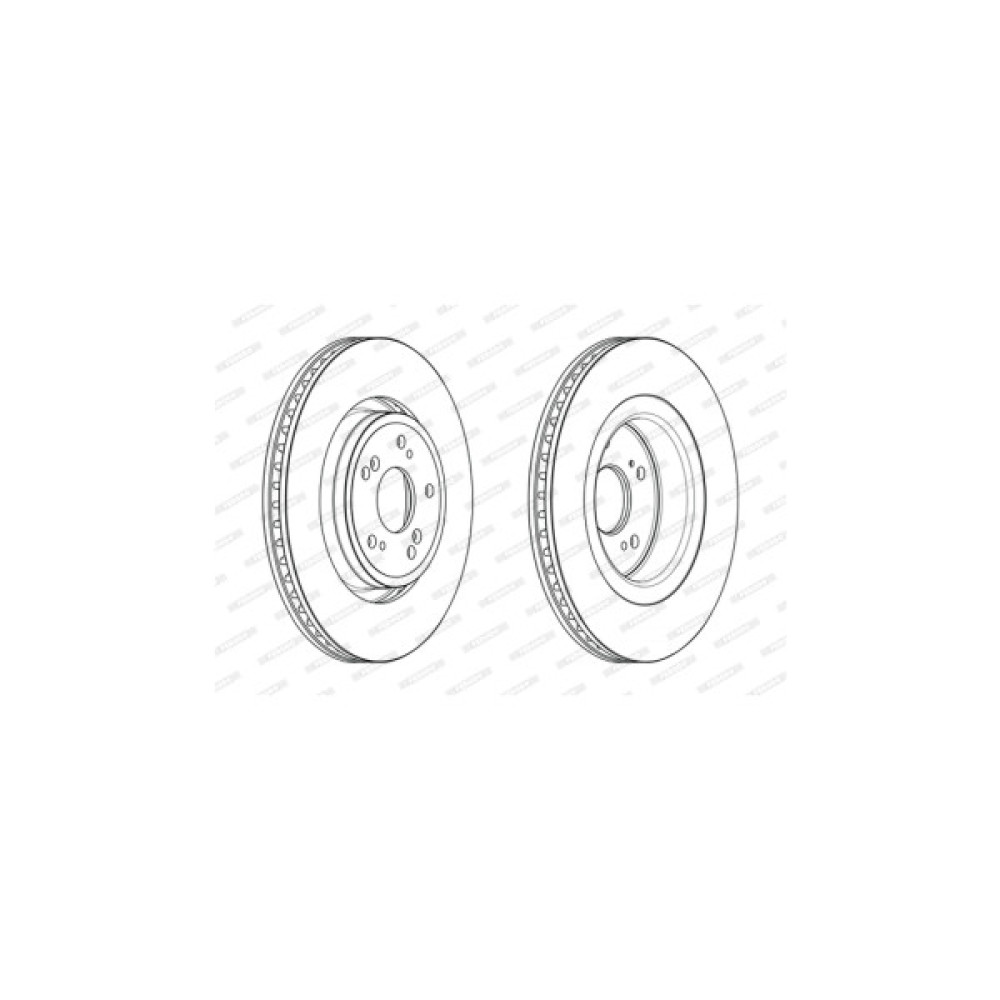 Гальмівний диск FERODO DDF2657C