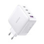 Зарядний пристрій Ugreen 4xUSB 100W (3хUSB-C+USB-A) Gan white CD226 (15337) Зарядний пристрій Ugreen 4xUSB 100W (3хUSB-C+USB-A) Gan white CD226 (15337)