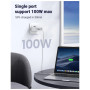 Зарядний пристрій Ugreen 4xUSB 100W (3хUSB-C+USB-A) Gan white CD226 (15337) Зарядний пристрій Ugreen 4xUSB 100W (3хUSB-C+USB-A) Gan white CD226 (15337)