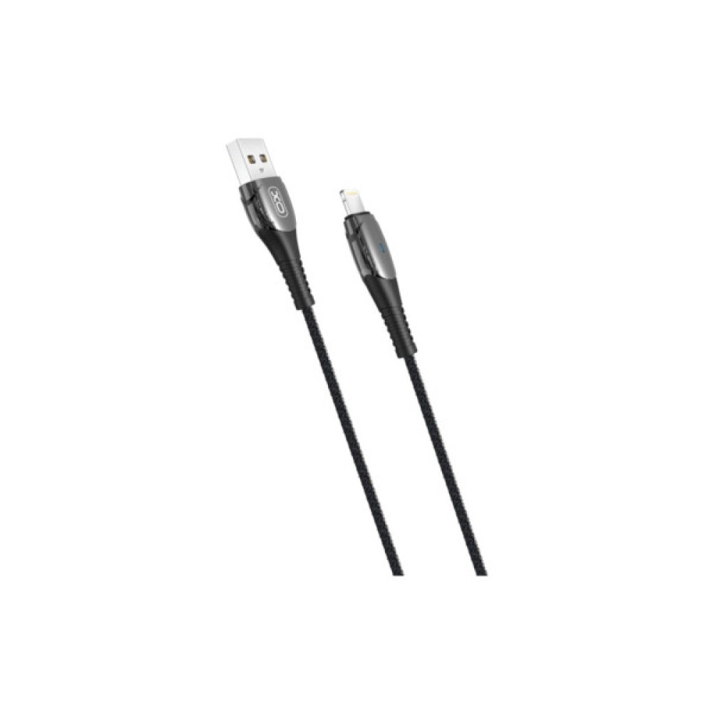 Дата кабель USB 2.0 AM to Lightning 1.0m Smart Chipset Auto Power-off NB145 black XO (6920680869558) Дата кабель USB 2.0 AM to Lightning 1.0m Smart Chipset Auto Power-off NB145 black XO (6920680869558)