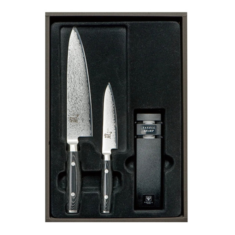Набір ножів Yaxell з 3-х предметів, серія Ran (36000-003)