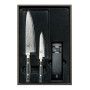Набір ножів Yaxell з 3-х предметів, серія Ran (36000-003) Набір ножів Yaxell з 3-х предметів, серія Ran (36000-003)