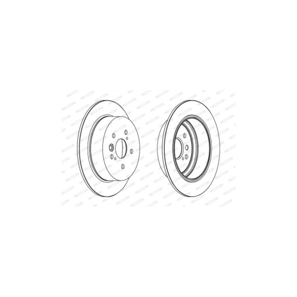 Гальмівний диск FERODO DDF1486C