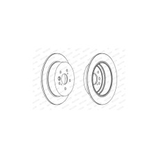 Гальмівний диск FERODO DDF1486C
