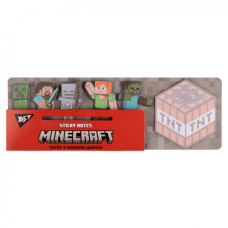 Папір для нотаток Yes з липким шаром Minecraft в наборі 120 аркушів (6х20) (170324)