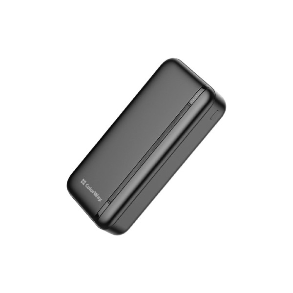 Батарея універсальна ColorWay 20 000 mAh Portable Charger (USB/QC3.0 + USB-C/PD/22.5W) Black (CW-PB200LPB4BK-PD)