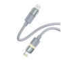 Дата кабель USB-C to Lightning 1.0m PD30W warm light gray ColorWay (CW-CBPDCL092-GR)