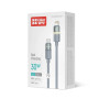 Дата кабель USB-C to Lightning 1.0m PD30W warm light gray ColorWay (CW-CBPDCL092-GR)