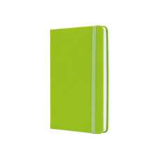 Книга записна Optima А5 SQUARE, тверда обкладинка, гумка, білий блок клітинка, фісташковий (O27100-67)
