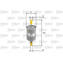 Фільтр паливний Valeo 587008 Фільтр паливний Valeo 587008