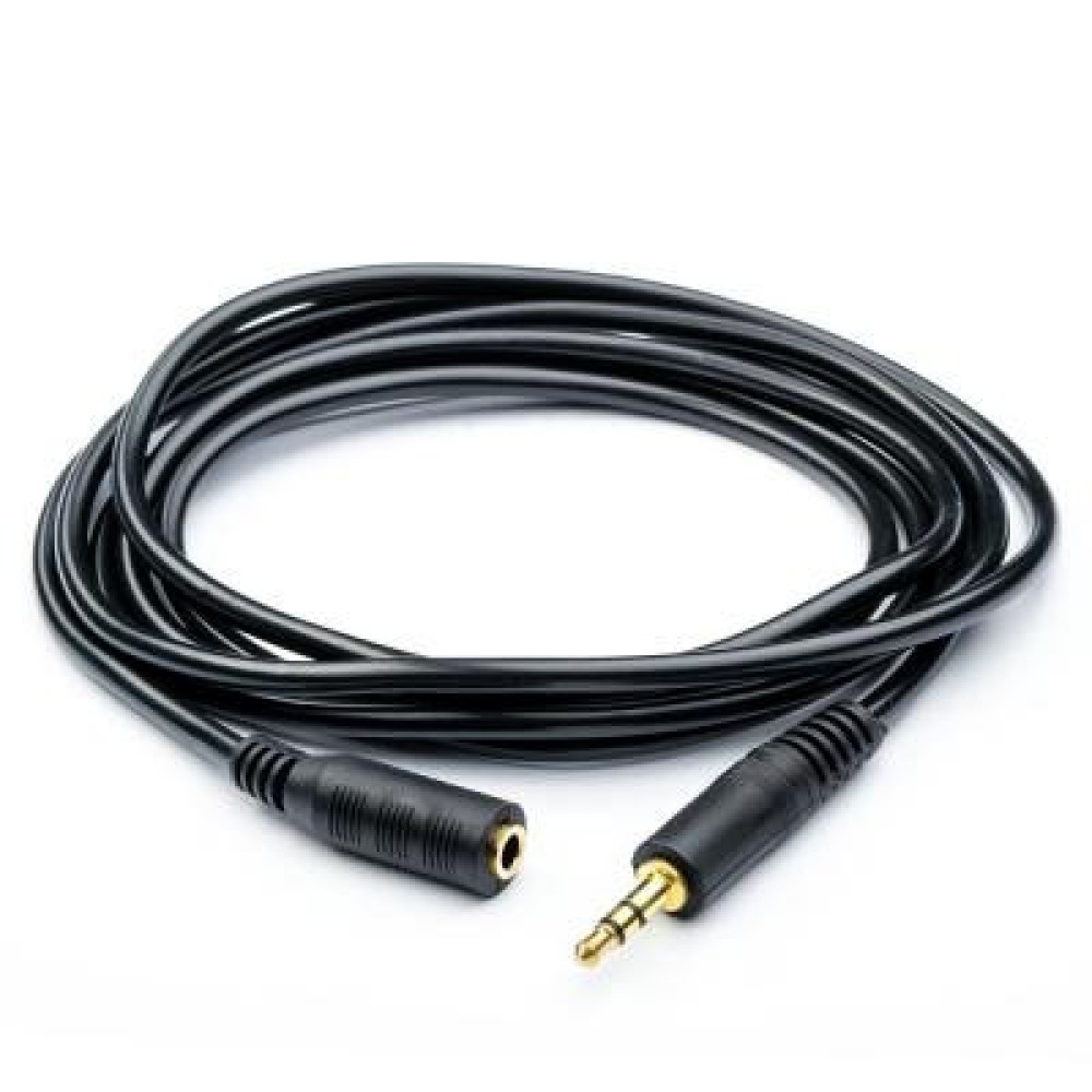 Кабель мультимедійний 3.5mm M to 3.5mm F 7.5m Atcom (11056)