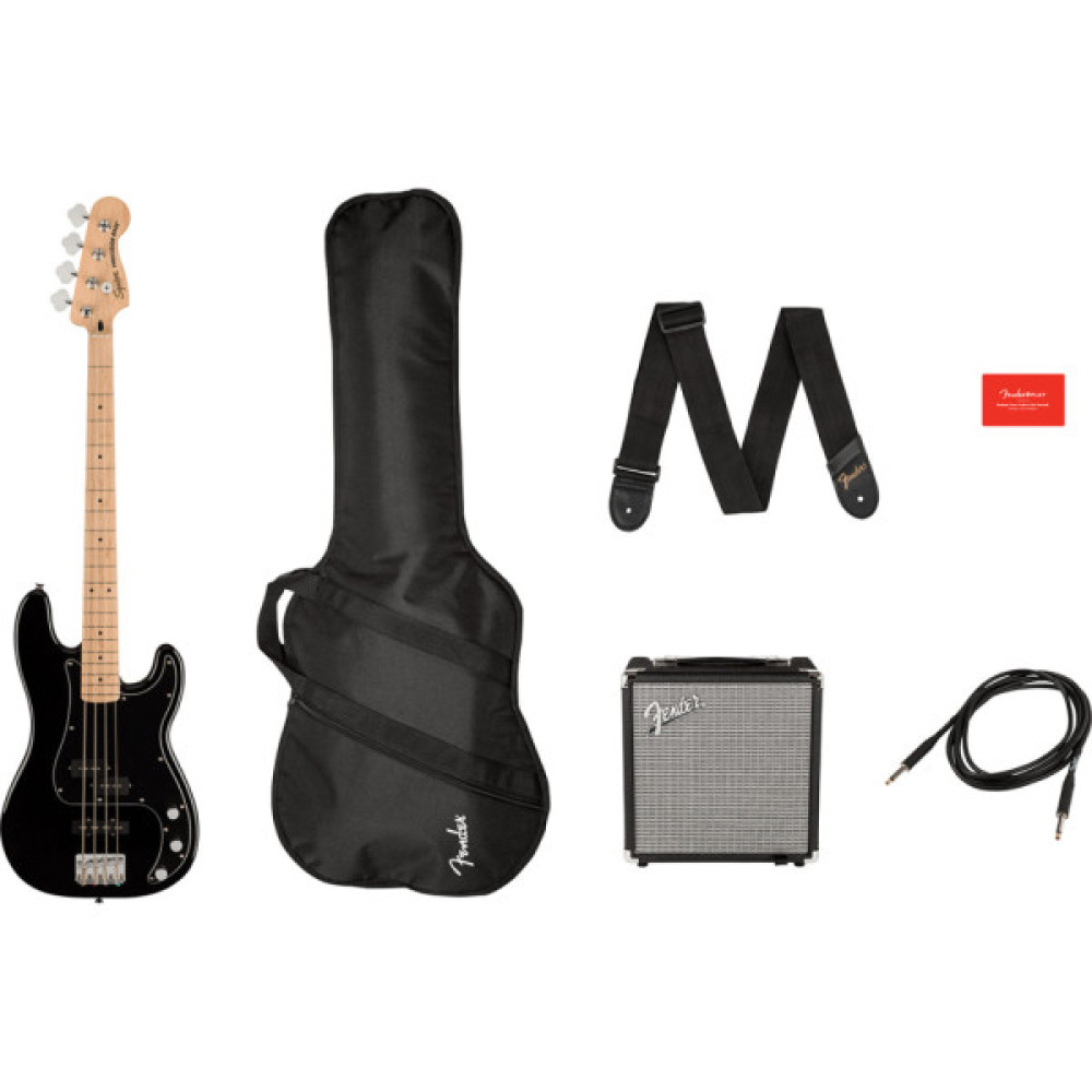 Бас-гітара Squier by Fender Affinity Series PJ Bass Start Pack Black (231528)