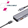 Концентратор Canyon hub DS-18 5in1 USB-C Grey (CNS-TDS18)