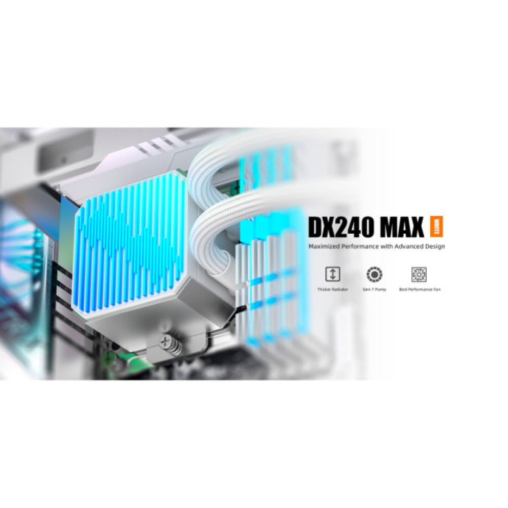 Система рідинного охолодження ID-Cooling DX240 Max White (DX240 MAX WHITE)