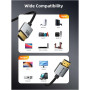 Кабель мультимедійний HDMI M to HDMI M 2.0m V2.1 8K60Hz Cabletime (CA915910)
