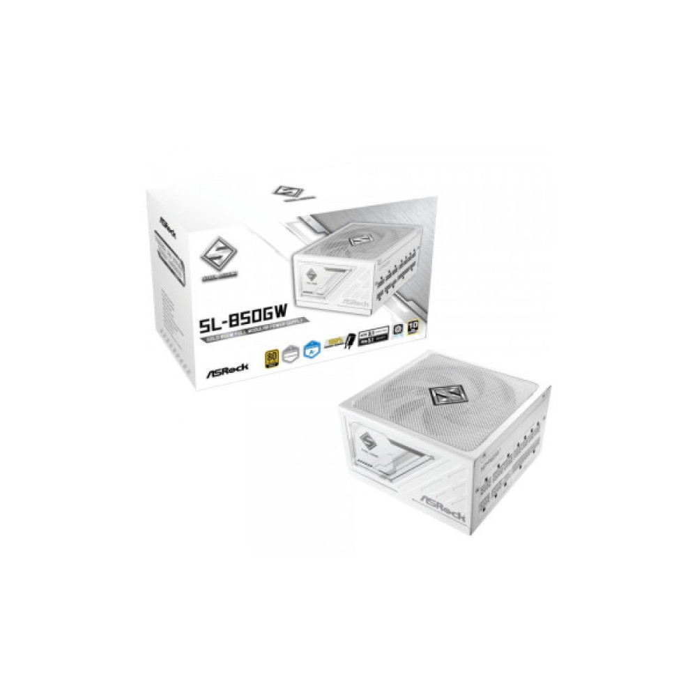 Блок живлення ASRock 850W SteelLegend White (SL-850GW)