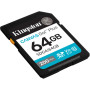 Карта пам'яті Kingston 64GB SDXC сlass 10 UHS-I U3 V30 Canvas Go Plus G4 (SDG4/64GB) Карта пам'яті Kingston 64GB SDXC сlass 10 UHS-I U3 V30 Canvas Go Plus G4 (SDG4/64GB)
