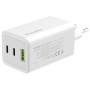 Зарядний пристрій ColorWay C101B GaN Mini 100W PD PPS 2xUSB-C + USB-A white (CW-CHS061PD-WT) Зарядний пристрій ColorWay C101B GaN Mini 100W PD PPS 2xUSB-C + USB-A white (CW-CHS061PD-WT)