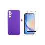 Чохол до мобільного телефона Dengos Kit for Samsung Galaxy A34 5G case + glass (Purple) (DG-KM-42) Чохол до мобільного телефона Dengos Kit for Samsung Galaxy A34 5G case + glass (Purple) (DG-KM-42)