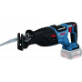 Пила шабельна акумуляторна Bosch Professional GSA 185-LI 18В пропил 230мм хід 28мм 3.2кг без АКБ та ЗП