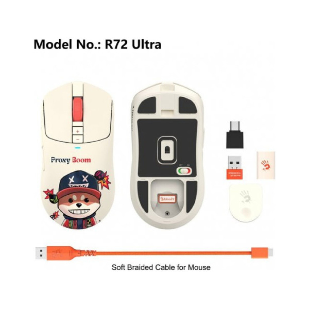 Мишка A4Tech Bloody R72 Ultra Wireless Proxy Boom (4711421001274)