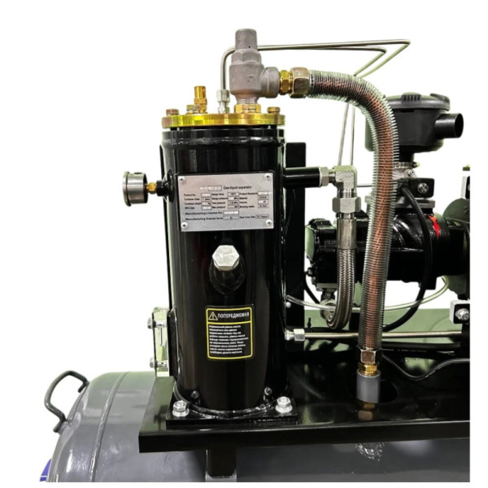 Компресор GTM 200л, 680л/хв, 5,5кВт, 8бар, 380V (DLG5.5V)