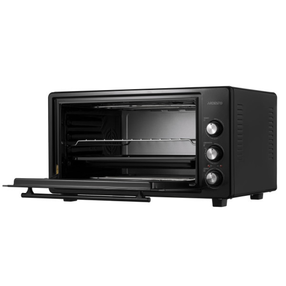 Піч електрична ARDESTO, 45л, 1600Вт, механіч., конвекція, подвійне скло, чорний