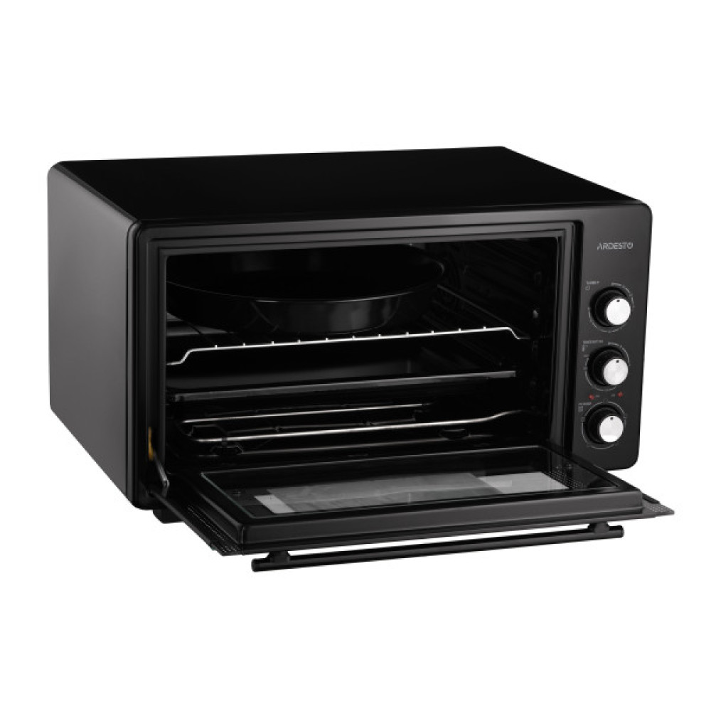 Піч електрична ARDESTO, 45л, 1600Вт, механіч., конвекція, подвійне скло, чорний